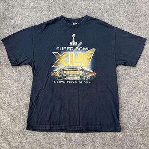 Super Bowl Shirt Mens‎ XL VTG Y2K Graphic Logo
